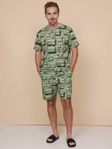 In The Pocket T-shirt en Shorts set Heren via SNURK