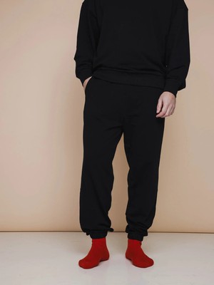 Slow Black Sweater en Broek set Unisex from SNURK