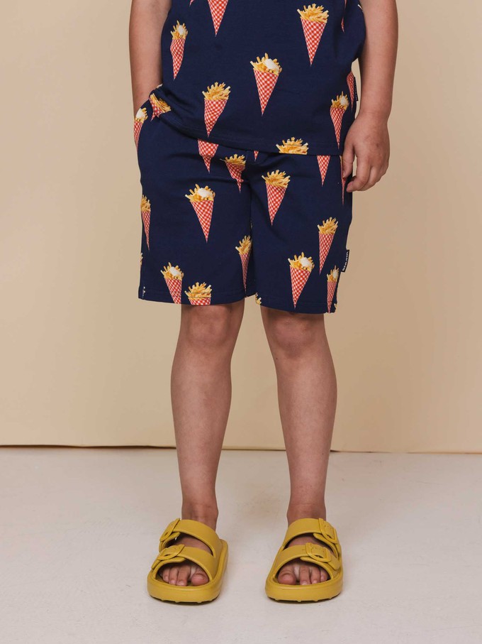 Fries Navy Shorts Kids from SNURK
