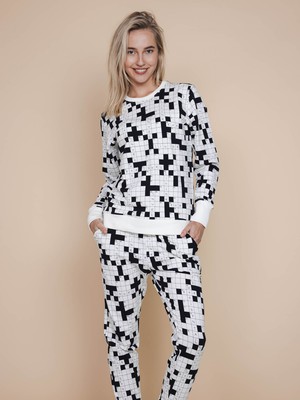 Crossword Sweater en Broek set Dames from SNURK