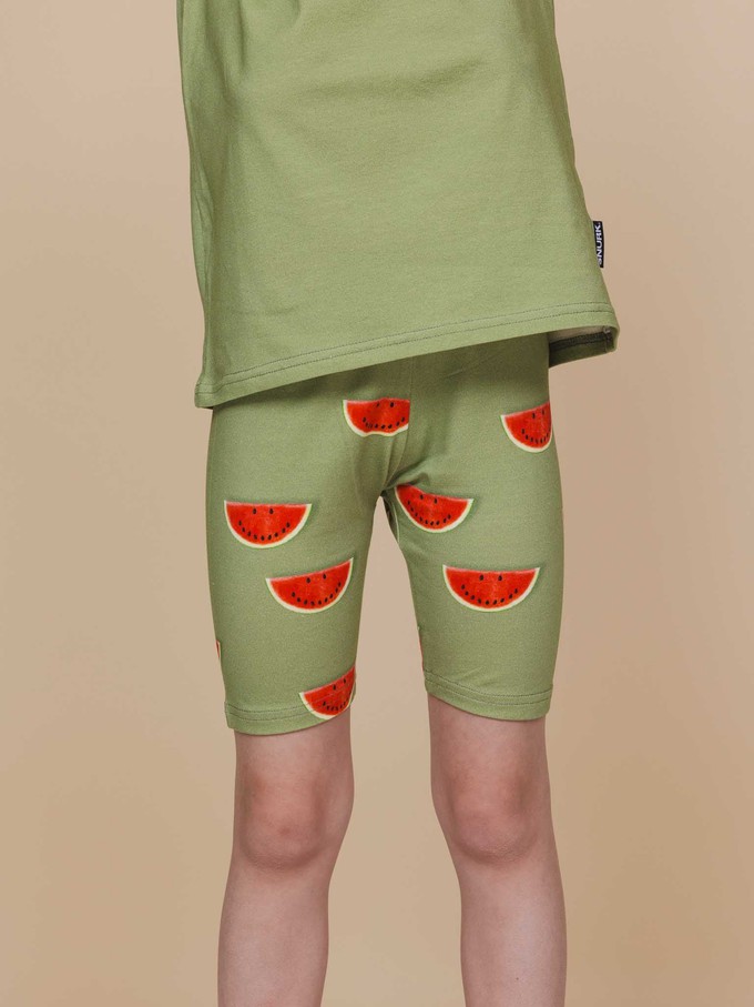 Watermelon T-shirt en Bikershorts set Kids from SNURK