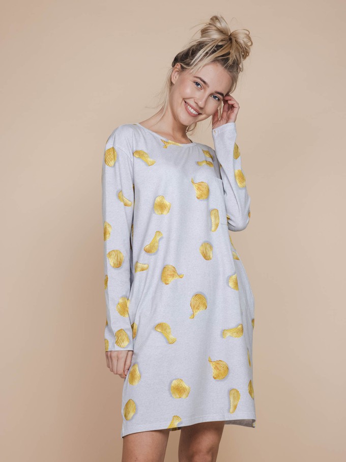 Chips Long Sleeve Dress Dames from SNURK
