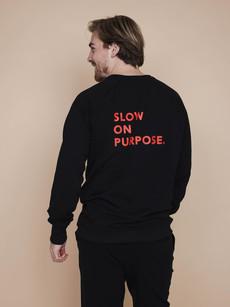 Slow Black Sweater Heren via SNURK