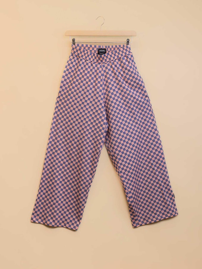 Check Wijde broek Dames from SNURK