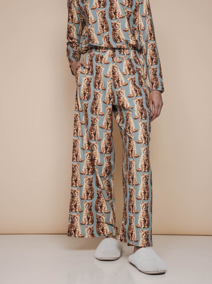 Bowie Cropped T-shirt en Wijde broek set Dames from SNURK