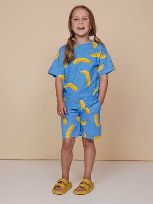 Banana Blue T-shirt en Shorts set Kids from SNURK