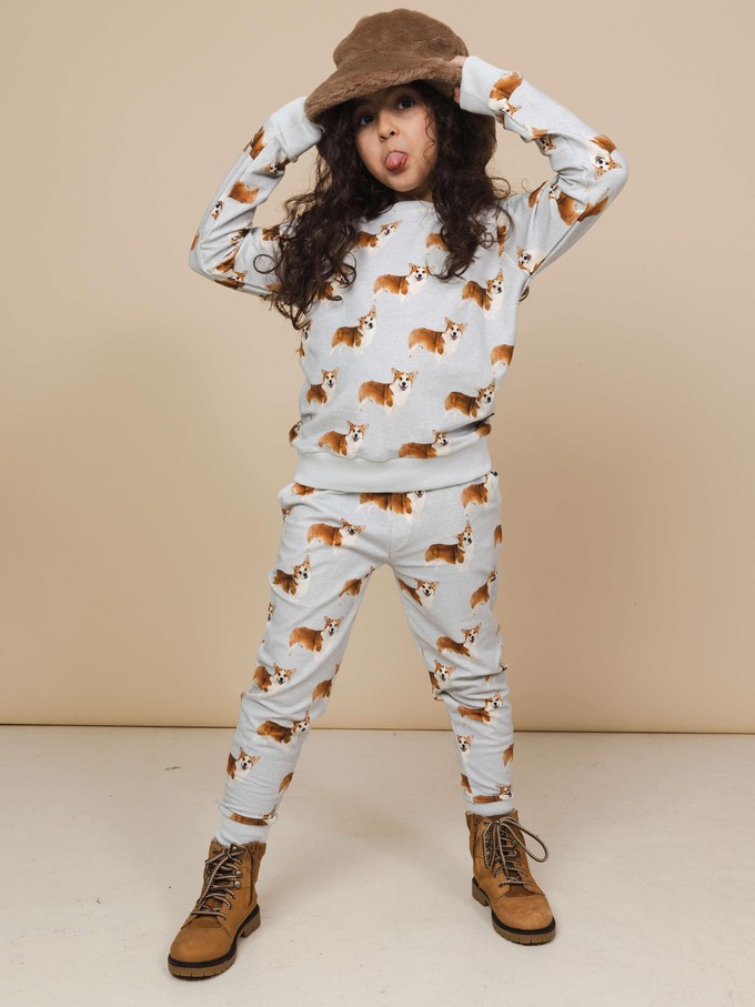 Corgi Time Sweater en Broek set Kids from SNURK