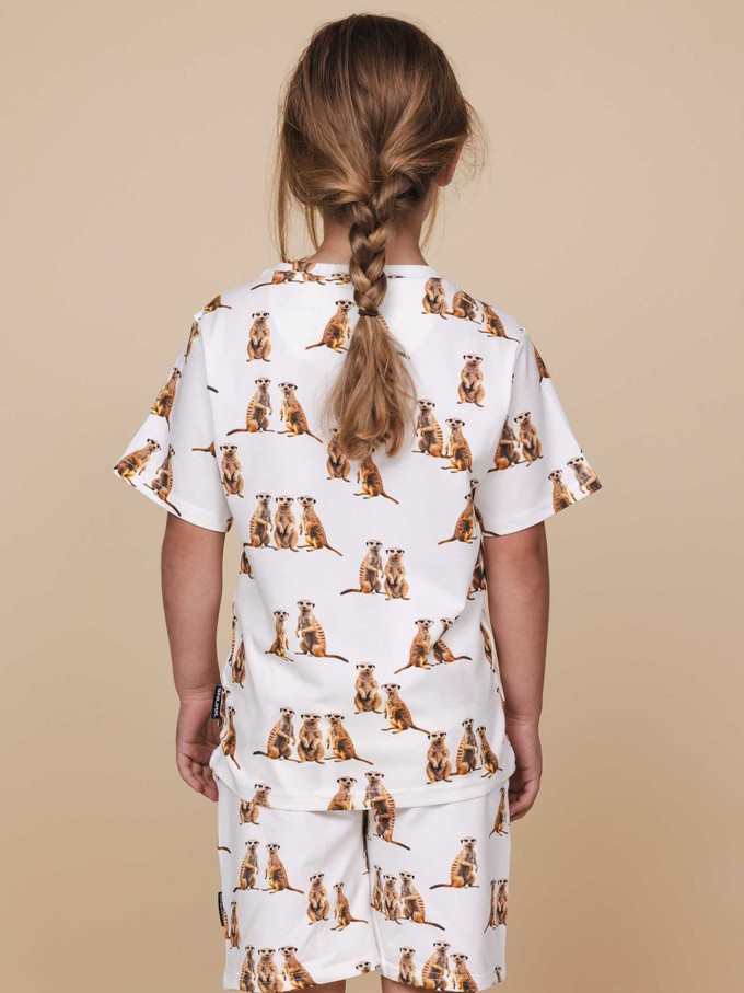 Meerkats T-shirt en Shorts set Kids from SNURK