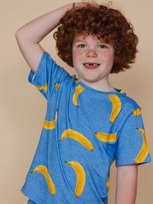 Banana Blue T-shirt Kids from SNURK