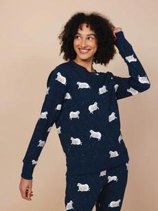 Counting Sheep Sweater Dames via SNURK