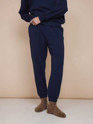 Slow Navy Sweater en Broek set Unisex from SNURK