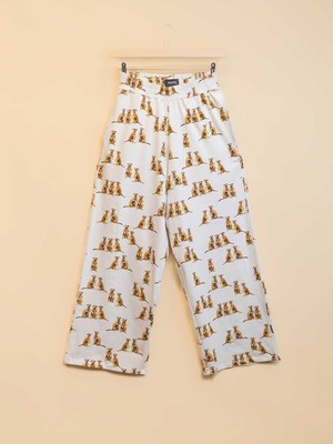 Meerkats Topje en Wijde broek set Dames from SNURK