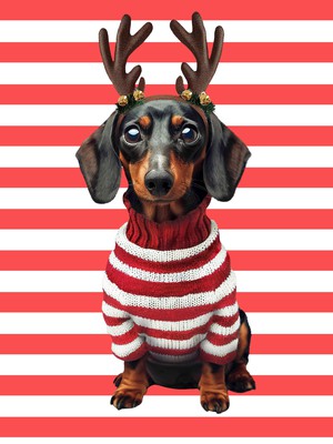 Pierre Xmas Cropped T-Shirt Kids from SNURK