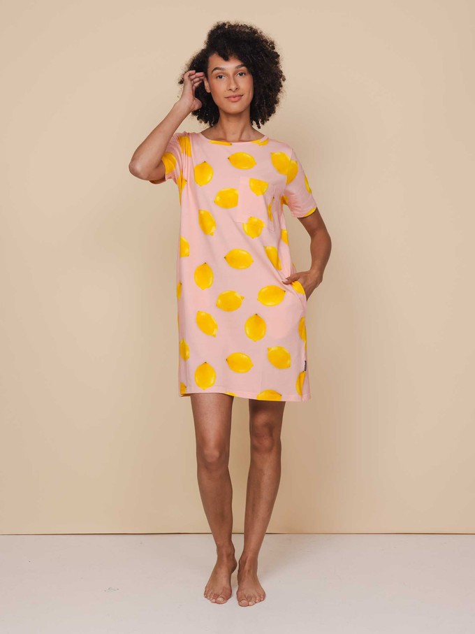 Lemon T-shirt Dress Dames from SNURK