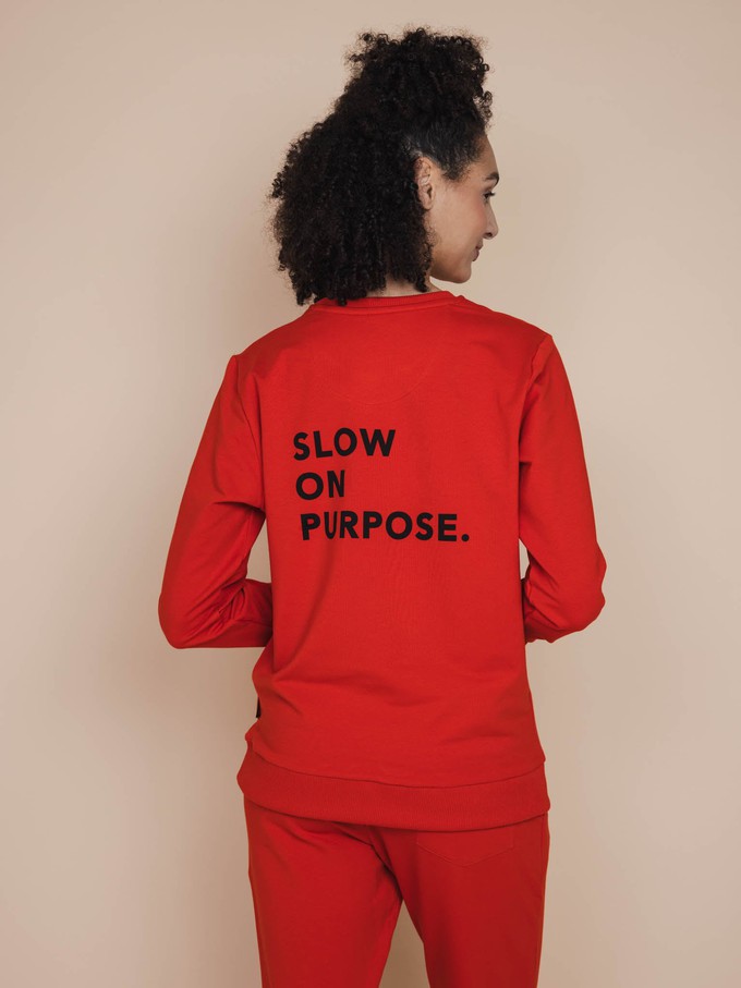 Slow Red Sweater en Broek set Dames from SNURK