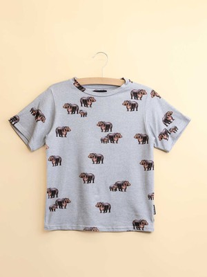 Hippos T-shirt en Bikershorts set Kids from SNURK