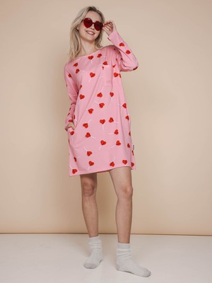 Lollipop Love Long Sleeve Dress Dames from SNURK