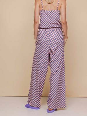 Check Wijde broek Dames from SNURK