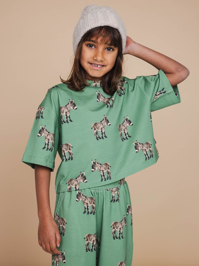 Donkeys Cropped T-Shirt Kids from SNURK