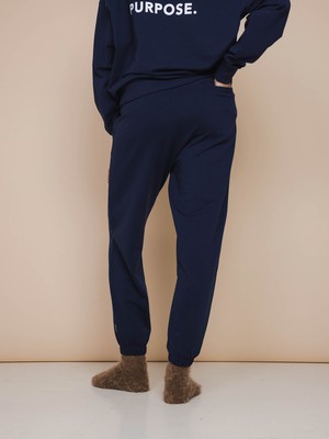 Slow Navy Sweater en Broek set Unisex from SNURK