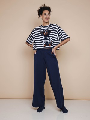 Pierre Cropped T-shirt Dames from SNURK
