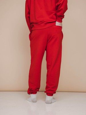 Slow Red Sweater en Broek set Unisex from SNURK