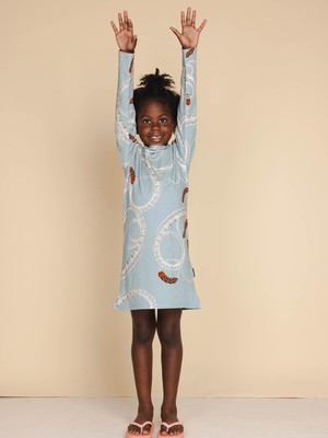 Python Long Sleeve Dress Kids from SNURK