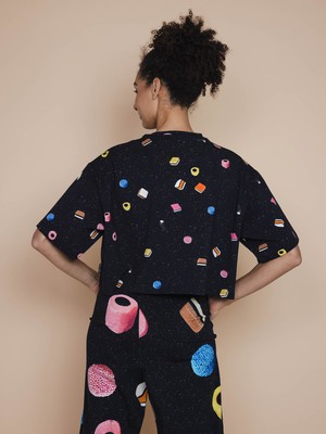 Drop it Cropped T-Shirt en Wijde broek set Dames from SNURK