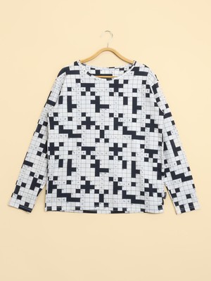 Crossword Long Sleeve T-shirt Dames from SNURK