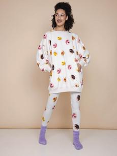 Donuts Sweater Dress en Legging set Dames via SNURK