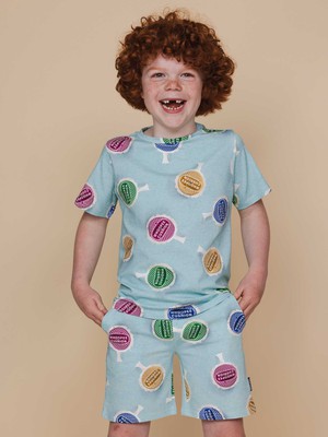 Who Farted? T-shirt en Shorts set Kids from SNURK