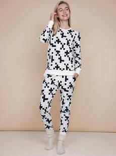Crossword Sweater en Broek set Dames via SNURK