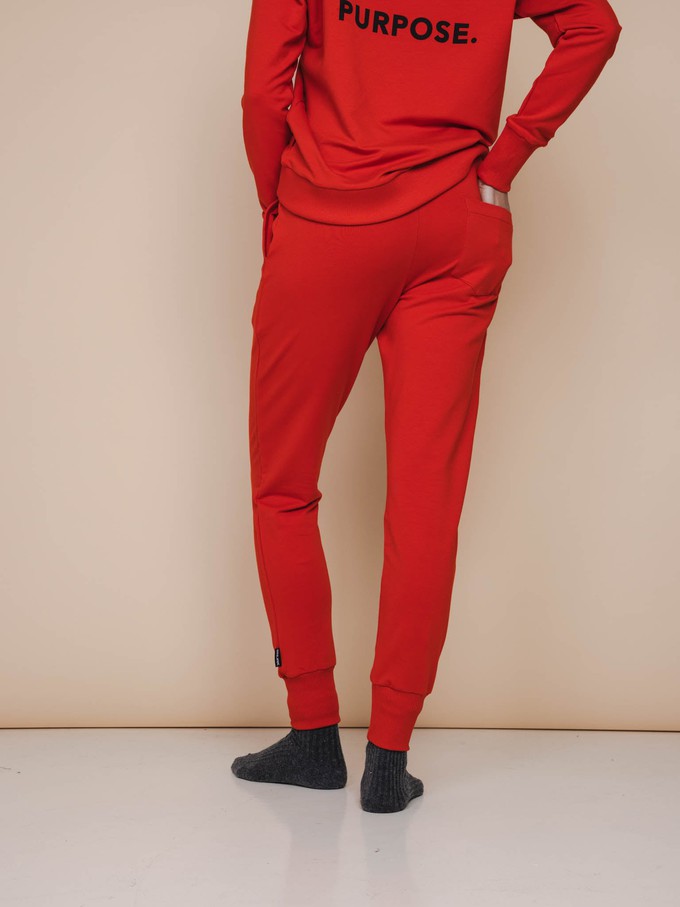 Slow Red Sweater en Broek set Dames from SNURK