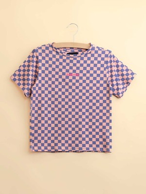 Check T-shirt en Bikershorts set Kids from SNURK