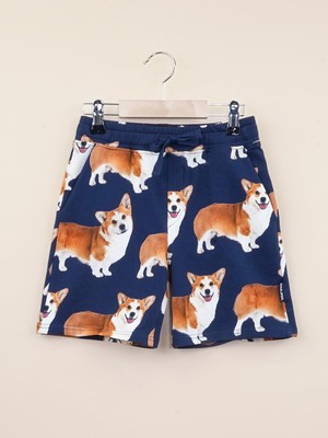 Corgi Navy Shorts Kids from SNURK