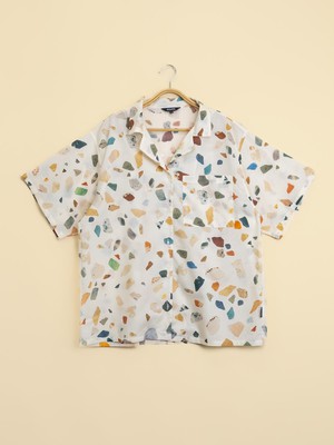 Terrazzo Button Up set Dames from SNURK