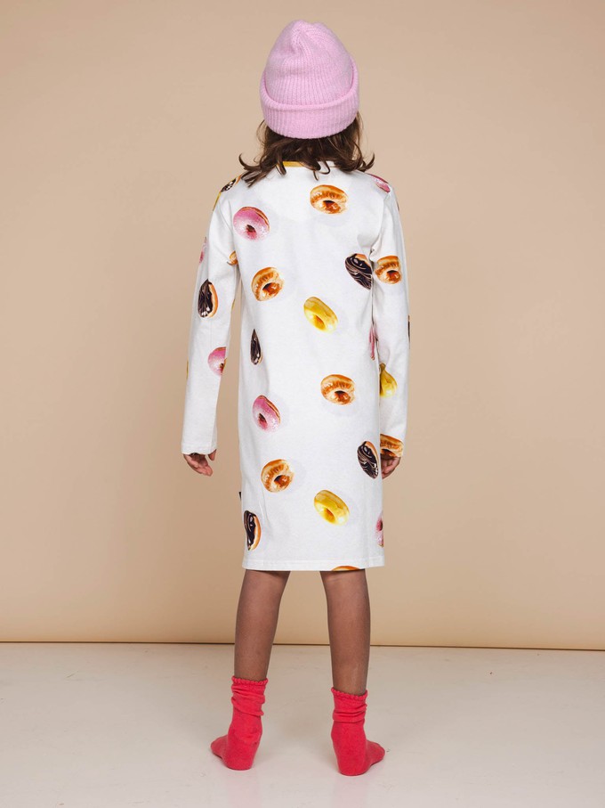 Donuts Long Sleeve Dress Kids from SNURK