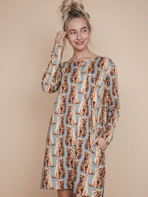 Bowie Long Sleeve Dress Dames from SNURK