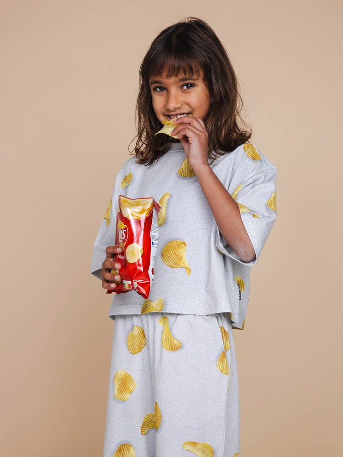 Chips Cropped T-Shirt Kids from SNURK