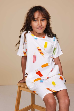 Popsicles T-shirt Dress Kids from SNURK