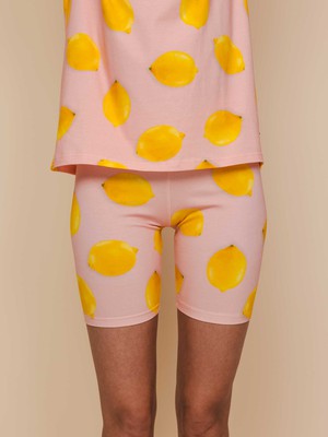 Lemon T-shirt en Bikershorts set Dames from SNURK