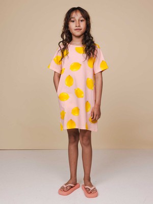 Lemon T-shirt Dress Kids from SNURK
