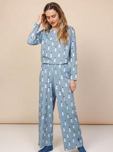 Mr. Snowman Wijde Broek Dames via SNURK