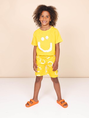Smiles Yellow Shorts Kids from SNURK
