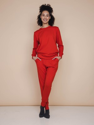 Slow Red Sweater en Broek set Dames from SNURK