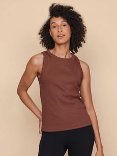 Dark Dusty Rose Tanktop Dames via SNURK