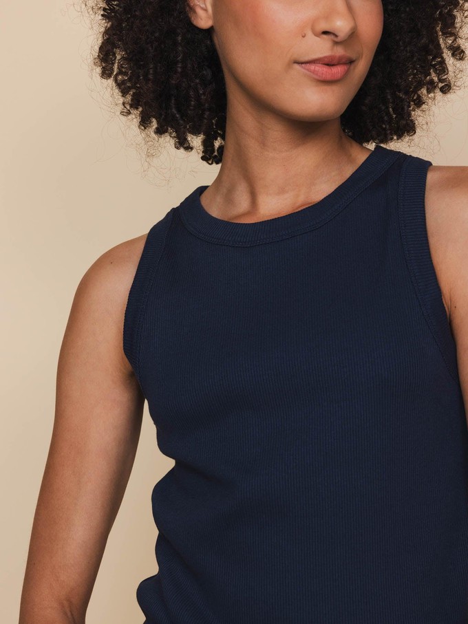 Navy Tanktop Dames from SNURK