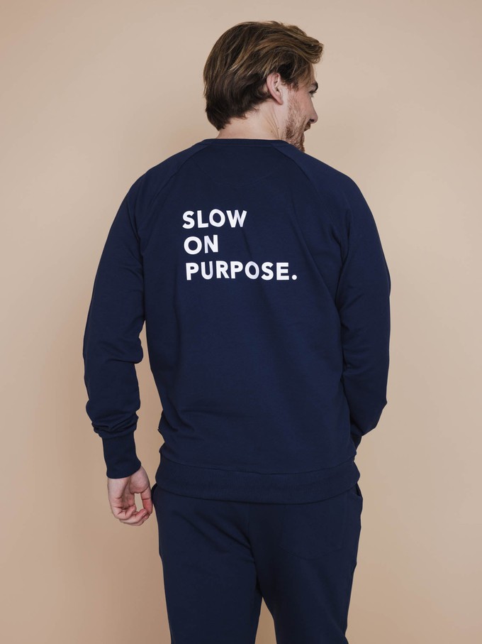 Slow Navy Sweater en Broek set Heren from SNURK