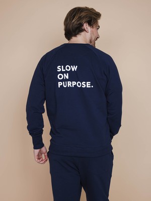 Slow Navy Sweater en Broek set Heren from SNURK
