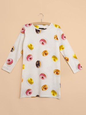 Donuts Long Sleeve Dress Kids from SNURK